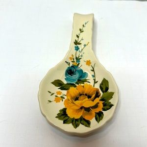 The Pioneer Woman Stoneware Spoon Rest Rose Shadow 8.5 inches New